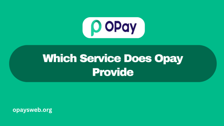 Which Service Does Opay Provide